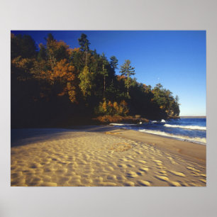 Affiches Plage de Miners à Pictured Rocks National