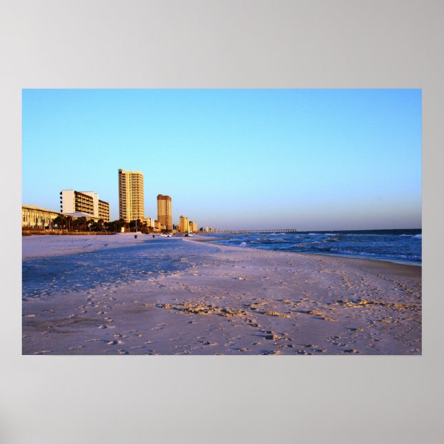 Affiches Plage de Panama City (Devant)