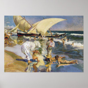 Affiches Plage de Valence sous la lumière du matin