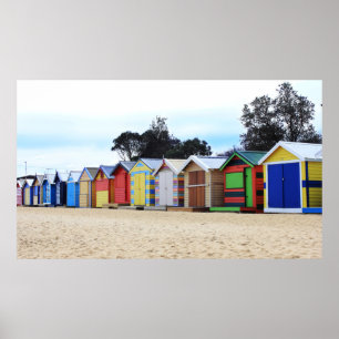 Affiches Plage des Chambres de plage Brighton, Melbourne