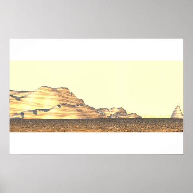 Affiches Plage distante (Devant)