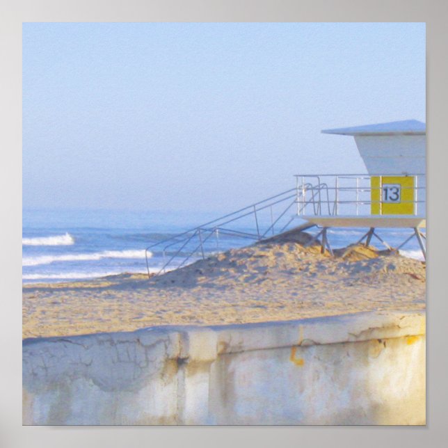 Affiches Plage & Lifegaurd 13 Imprimer (Devant)