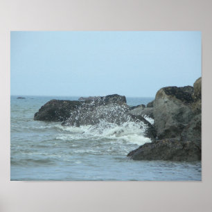 Affiches Plage rouge