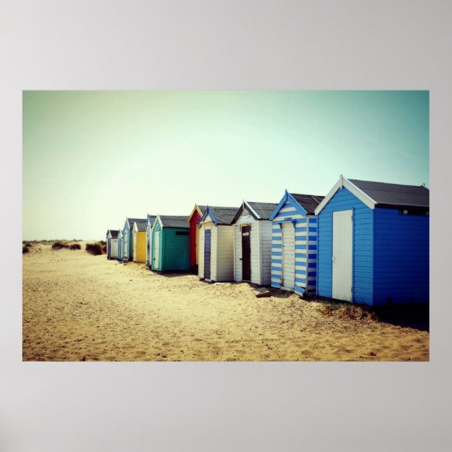 Affiches Plages Colorées Au Soleil (Devant)