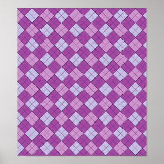 Affiches Plaid violet