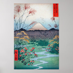 Affiches Plaine de Hiroshige Ōtsuki en province de Kai