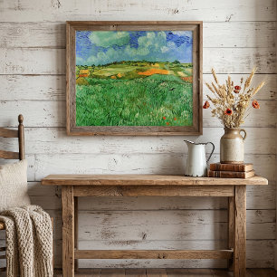 Affiches Plaine près d'Auvers par Vincent van Gogh