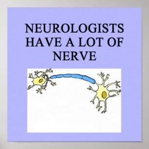 Affiches Plaisanterie de NEUROLOGUE
