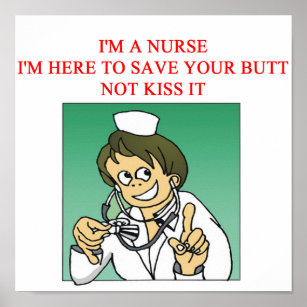 Posters Affiches Toiles Infirmiere Humoristique Zazzle
