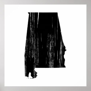 Affiches Plan de l'État de l'Alabama en détresse