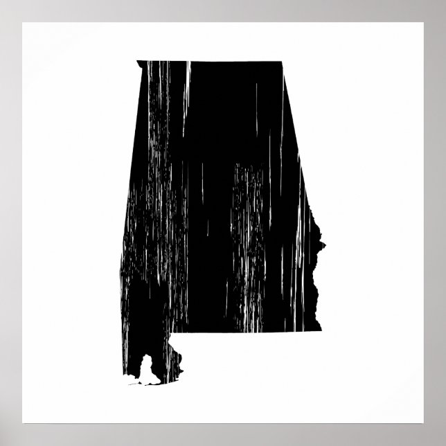 Affiches Plan de l'État de l'Alabama en détresse (Devant)