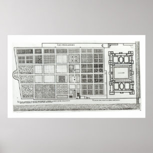 Affiches Plan du Palais et du Jardin