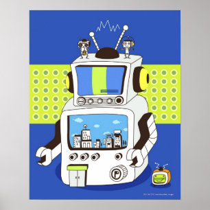 Affiches Plan rapproché d'un robot
