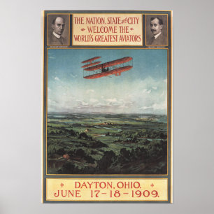 Affiches Plan Wright Brothers