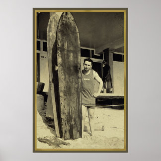 Affiches Planche de surf en Surf Vintage hawaii Ventilateur