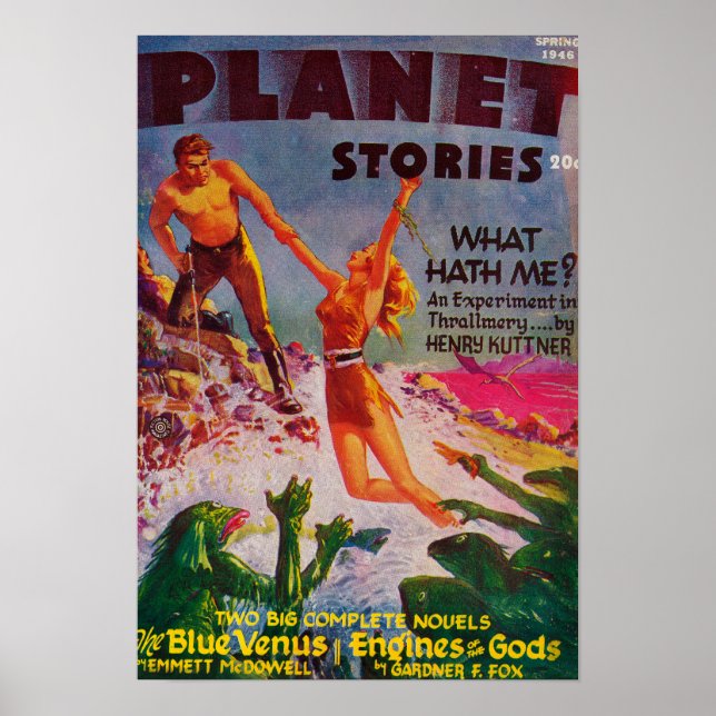 Affiches Planet Stories Magazine Couverture 8 (Devant)