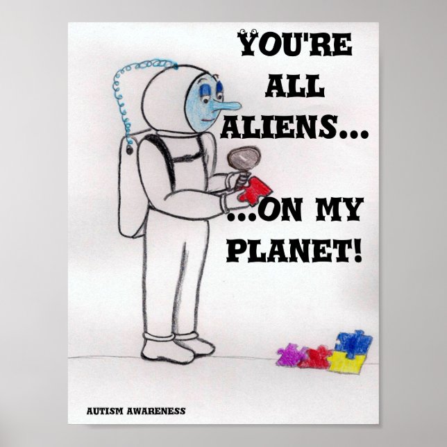 Affiches Planète Alien (Devant)