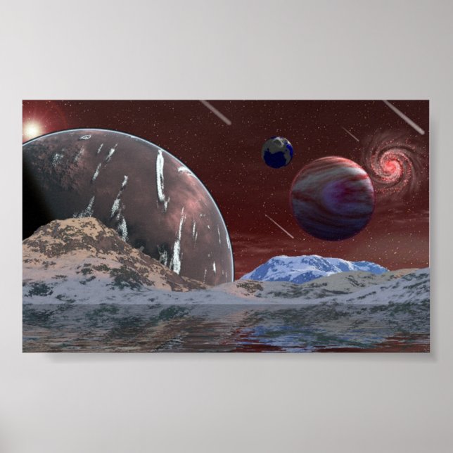 Affiches Planètes en ascension (Devant)