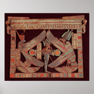 Affiches Plaque de seins représentant Osiris, dieu de