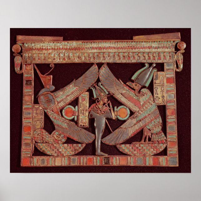 Affiches Plaque de seins représentant Osiris, dieu de (Devant)