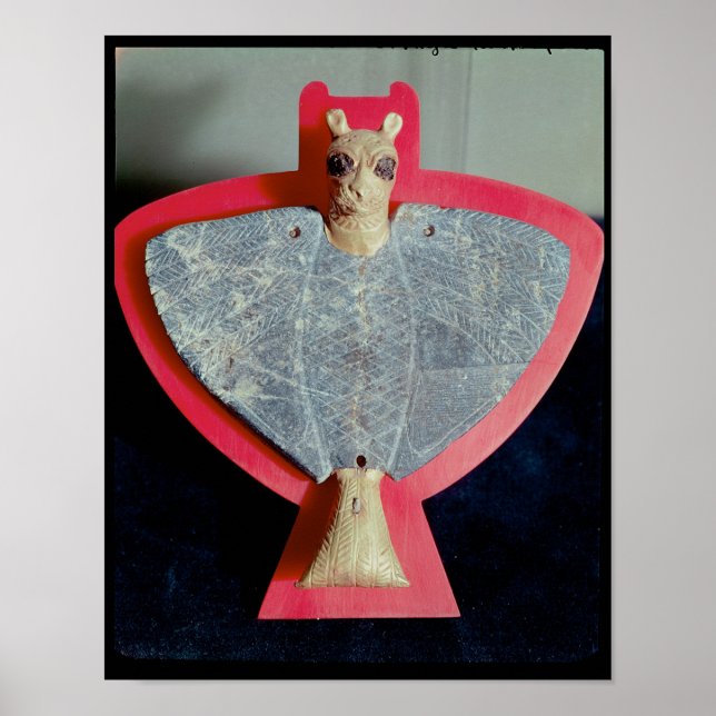 Affiches Plaque de trésor sous forme d'aigle à tête de lion (Devant)