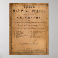 Plaques de cartographie de Fitch