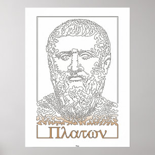 Affiches Platon. Philosophe grec [014]