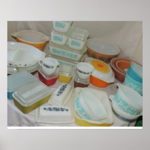 Affiches Plats Pyrex vintages !