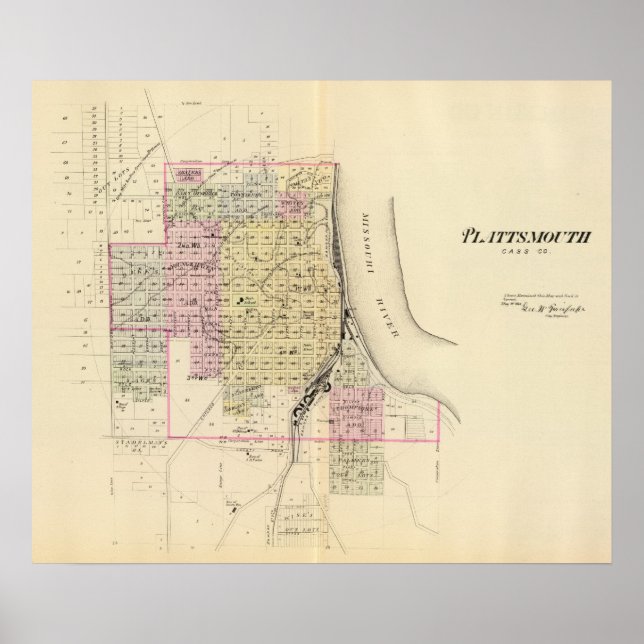 Affiches Plattsmouth, Nebraska (Devant)