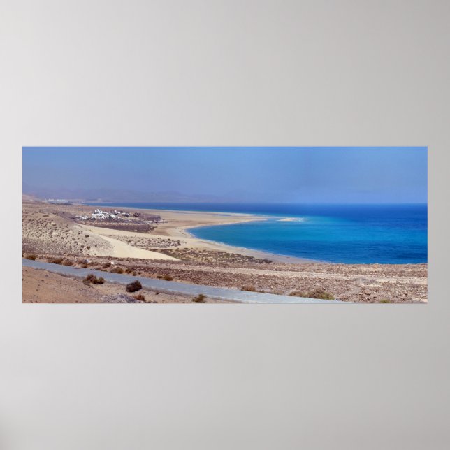Affiches Playa de Sotavento en Fuerteventura (Devant)