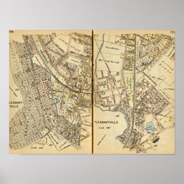 Affiches Pleasantville, New York 2 (Devant)