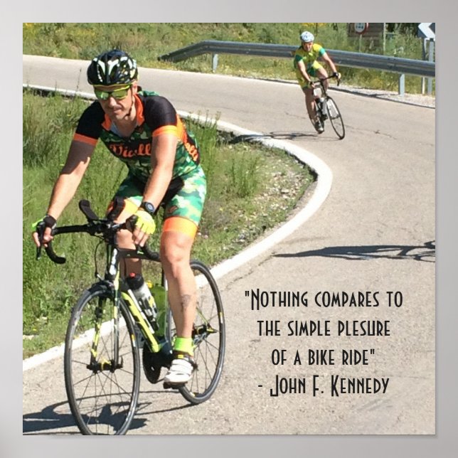 Affiches Pleasures of a Bike Ride (Devant)