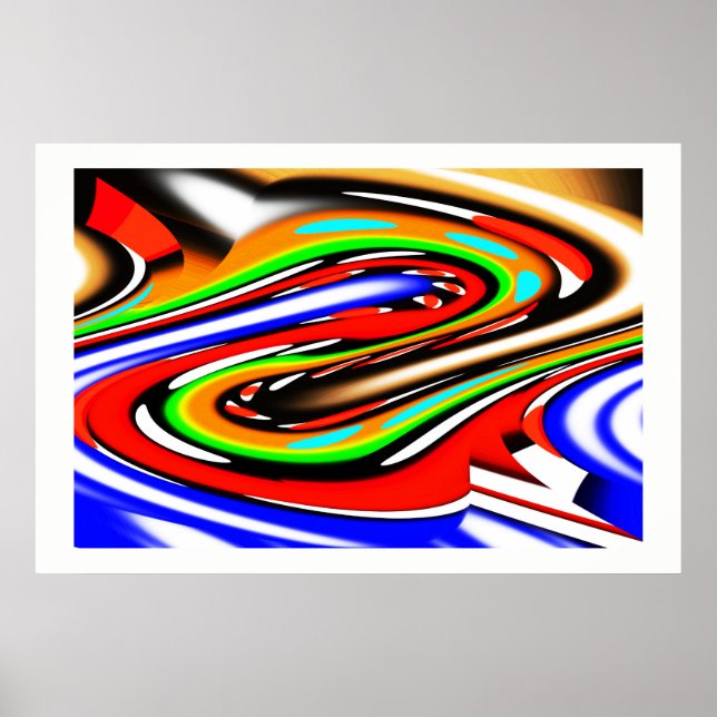 Affiches Pliages dans l'espace et le temps (Devant)
