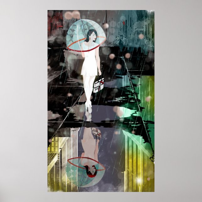 Affiches Pluie de bulles (Devant)