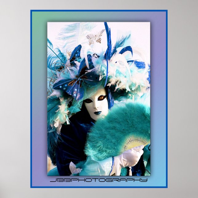 Affiches plumes de carnaval (Devant)