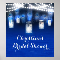 Plumes de paon, Bannière d'enseignes de lumières d