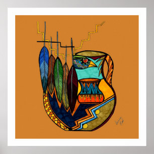 Affiches Plumes & Pot Spirit Reproduction