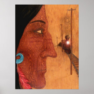 Affiches Plumes rouges