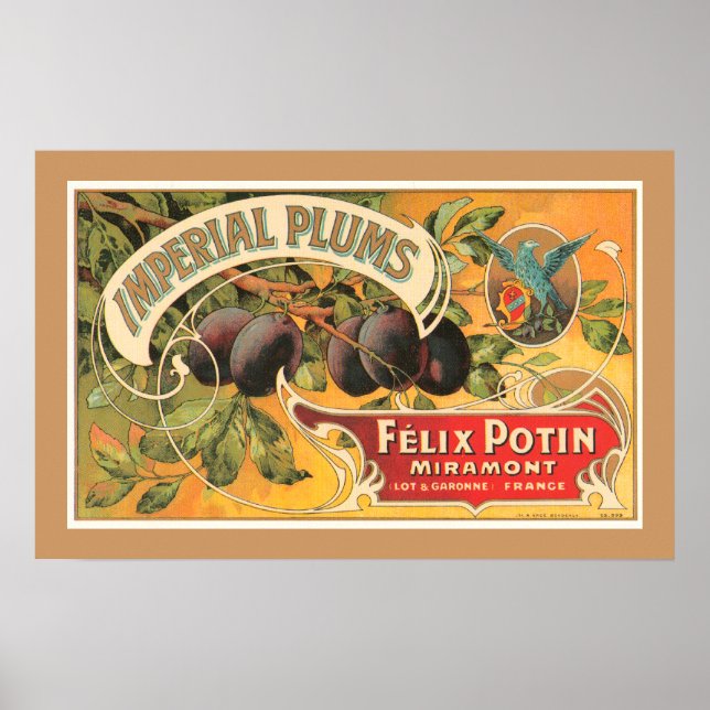 Affiches Plums impériaux (Devant)