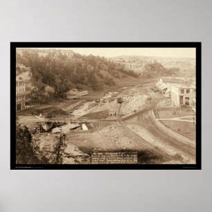 Affiches Plunge Bath & Evan's Residence Hot Springs SD 1891