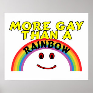 Affiches Plus gai qu'un arc-en-ciel