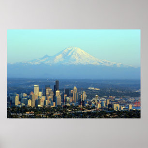 Affiches Plus pluvieux au delà de Seattle