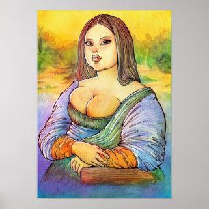 Affiches Plus Size Monalisa