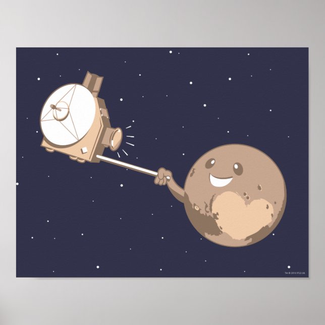 Affiches Pluto Selfie (Devant)