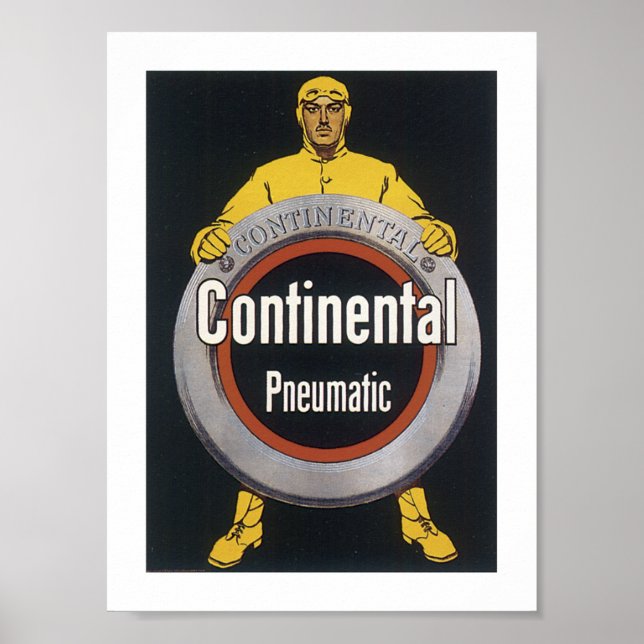 Affiches Pneumatique continental (Devant)