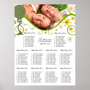 Affiches Poche de forêt enchantée Arbre à conte de fées flo