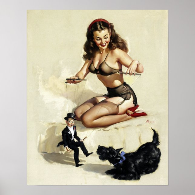 Affiches Pochette de marionnette vers le haut (Devant)