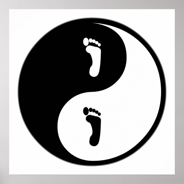 Affiches Podiatrie de Yin Yang (Devant)