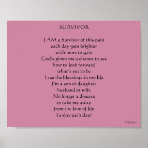 AFFICHES POÈME DE SURVIVANT