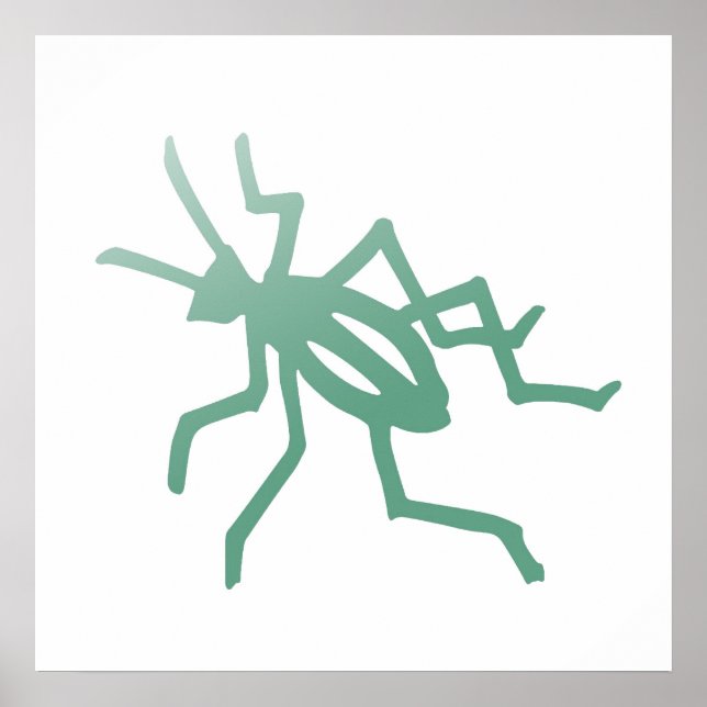 Affiches Poetica Green Cricket Print (Devant)